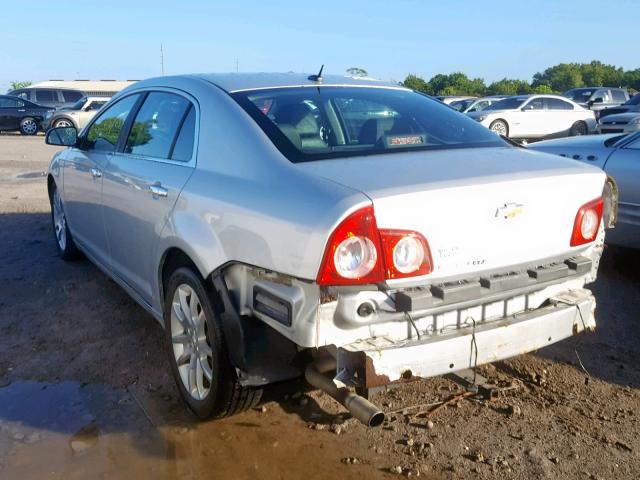 1G1ZE5E14BF112042 - 2011 CHEVROLET MALIBU LTZ ვერცხლისფერი ფოტო 3