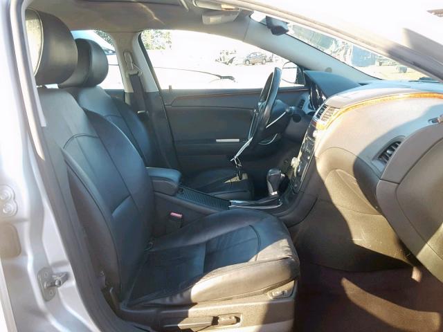 1G1ZE5E14BF112042 - 2011 CHEVROLET MALIBU LTZ ვერცხლისფერი ფოტო 5