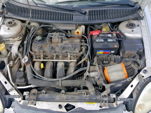 1B3ES56C45D165310 - 2005 DODGE NEON SXT GRAY photo 7