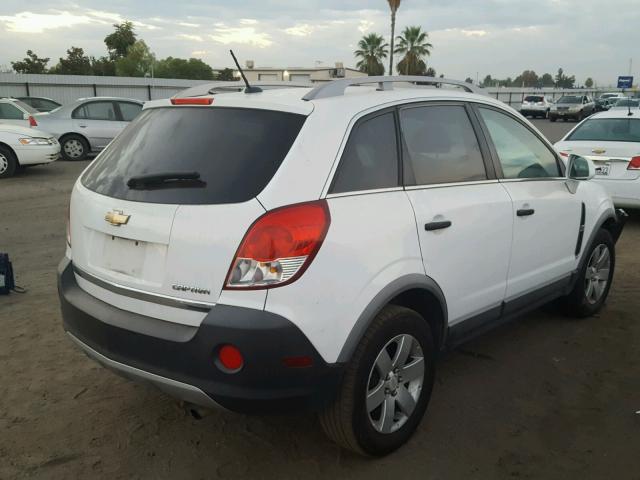 3GNAL2EK4CS530820 - 2012 CHEVROLET CAPTIVA SP WHITE photo 4