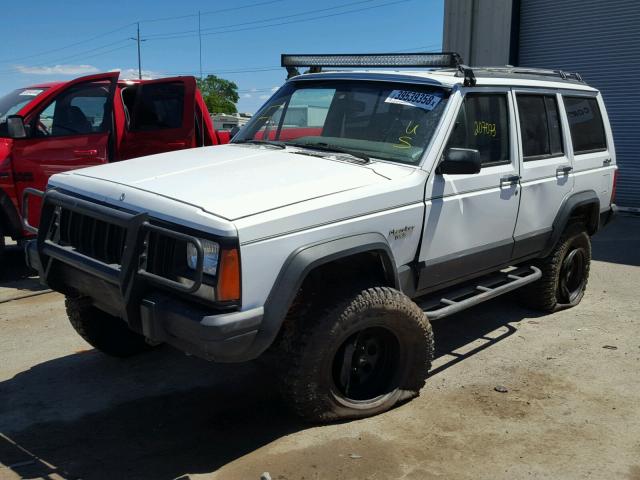 1J4FJ58S3ML579798 - 1991 JEEP CHEROKEE L WHITE photo 2