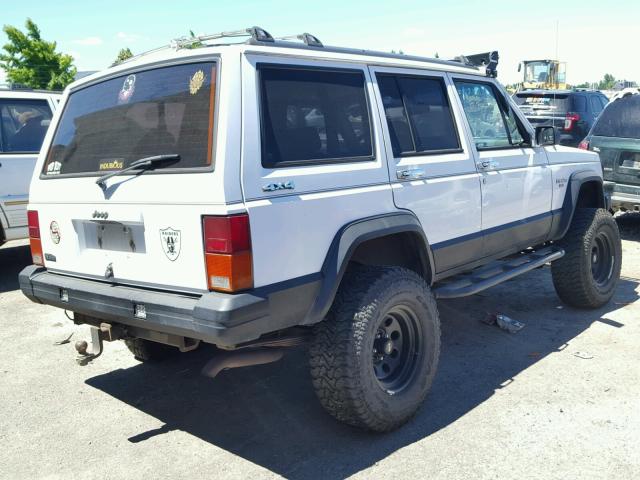 1J4FJ58S3ML579798 - 1991 JEEP CHEROKEE L WHITE photo 4