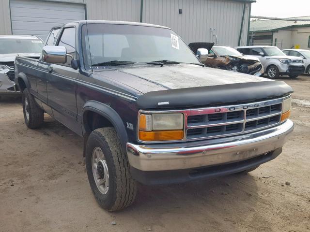 1B7GG23Y6PS155173 - 1993 DODGE DAKOTA GREEN photo 1