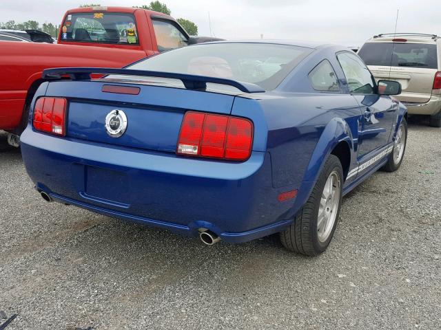 1ZVHT82H175209270 - 2007 FORD MUSTANG GT BLUE photo 4