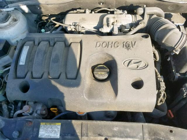 KMHCN46C99U314710 - 2009 HYUNDAI ACCENT GLS SILVER photo 7