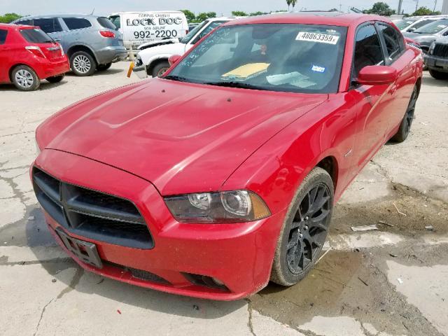 2C3CDXCT1CH109250 - 2012 DODGE CHARGER R/ RED photo 2