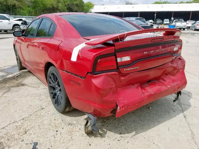 2C3CDXCT1CH109250 - 2012 DODGE CHARGER R/ RED photo 3