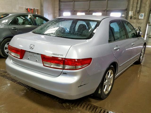 1HGCM66523A051359 - 2003 HONDA ACCORD EX SILVER photo 4