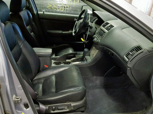 1HGCM66523A051359 - 2003 HONDA ACCORD EX SILVER photo 5