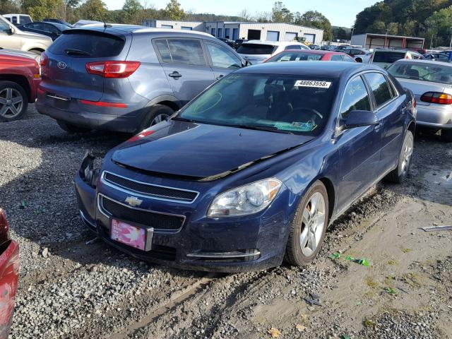 1G1ZH57B39F138977 - 2009 CHEVROLET MALIBU 1LT BLUE photo 2