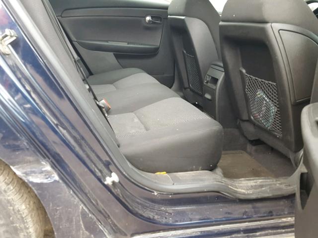 1G1ZH57B39F138977 - 2009 CHEVROLET MALIBU 1LT BLUE photo 6