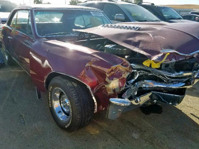 138177K155373 - 1967 CHEVROLET MALIBU SS 栗色 照片 1