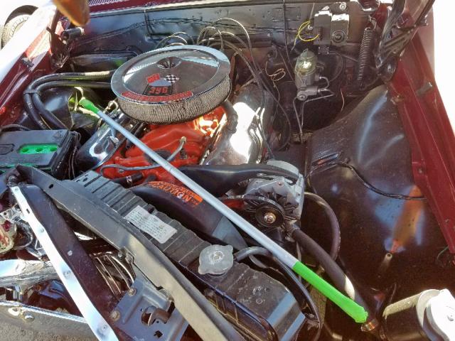 138177K155373 - 1967 CHEVROLET MALIBU SS 栗色 照片 7