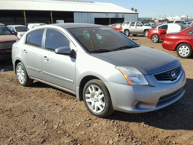 3N1AB6AP3CL697722 - 2012 NISSAN SENTRA 2.0 GRAY photo 1