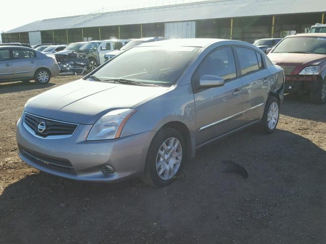 3N1AB6AP3CL697722 - 2012 NISSAN SENTRA 2.0 GRAY photo 2