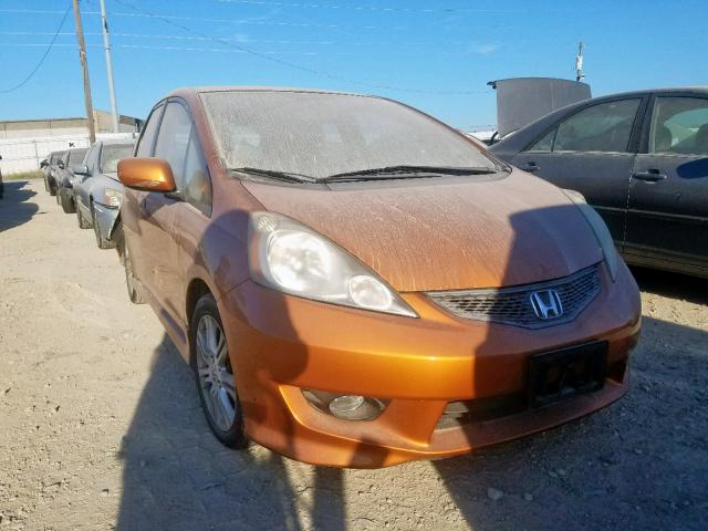 JHMGE8H42AC023106 - 2010 HONDA FIT SPORT ORANGE photo 1