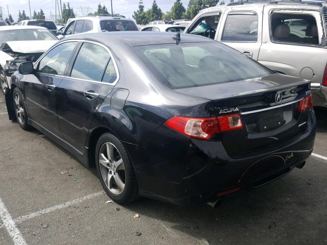 JH4CU2F85CC004430 - 2012 ACURA TSX SE BLACK photo 3