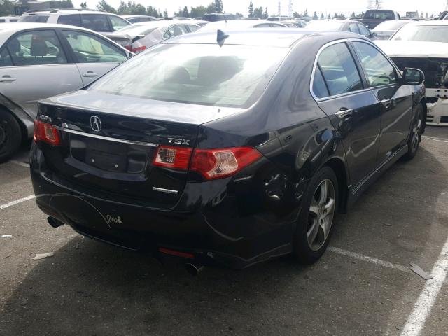 JH4CU2F85CC004430 - 2012 ACURA TSX SE BLACK photo 4