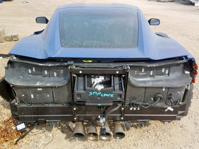 1G1Y52D9XK5802255 - 2019 CHEVROLET CORVETTE Z BLUE photo 10