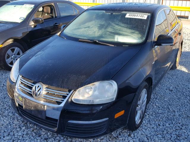 3VWEF71K27M086090 - 2007 VOLKSWAGEN JETTA WOLF BLACK photo 2