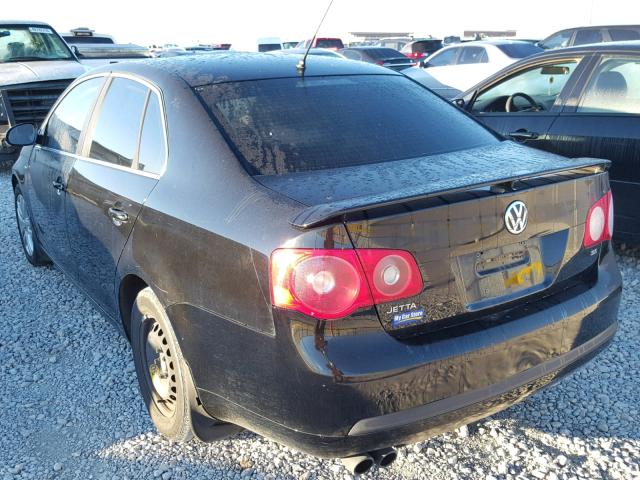 3VWEF71K27M086090 - 2007 VOLKSWAGEN JETTA WOLF BLACK photo 3