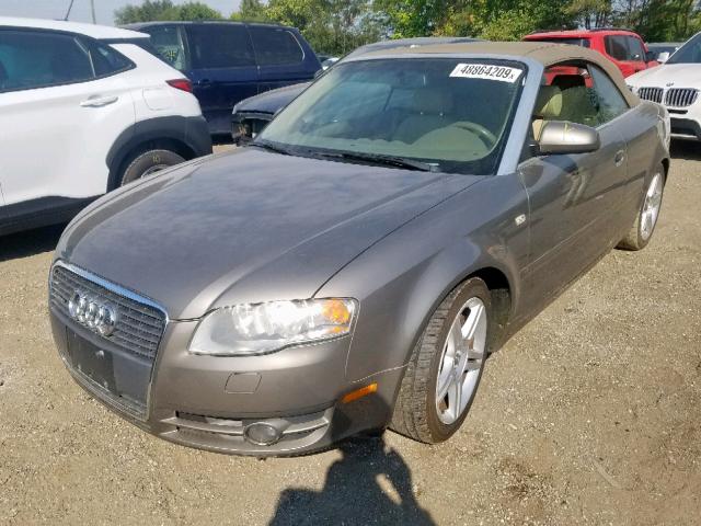 WAUDF48H78K011415 - 2008 AUDI A4 2.0T CA GRAY photo 2