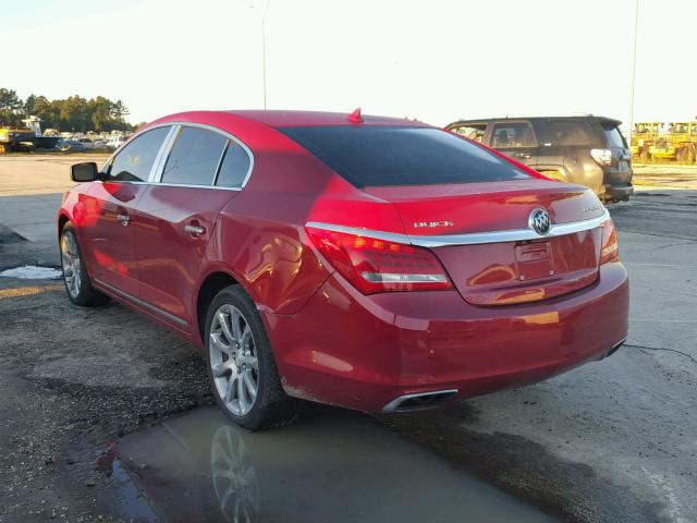 1G4GD5G37EF235477 - 2014 BUICK LACROSSE P RED photo 3