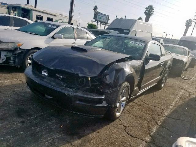 1ZVHT82H795101481 - 2009 FORD MUSTANG GT BLACK photo 2