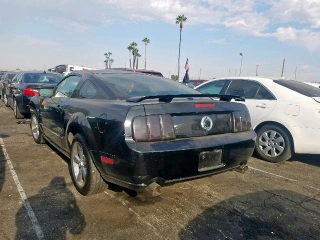 1ZVHT82H795101481 - 2009 FORD MUSTANG GT BLACK photo 3