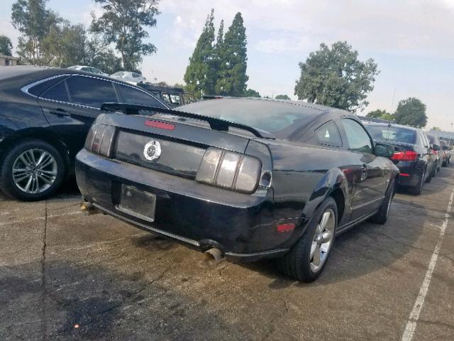 1ZVHT82H795101481 - 2009 FORD MUSTANG GT BLACK photo 4