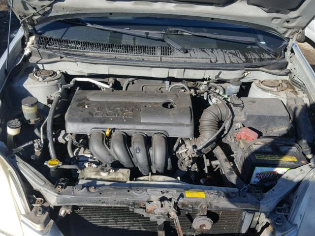 2T1KR32E03C106094 - 2003 TOYOTA COROLLA MA SILVER photo 7