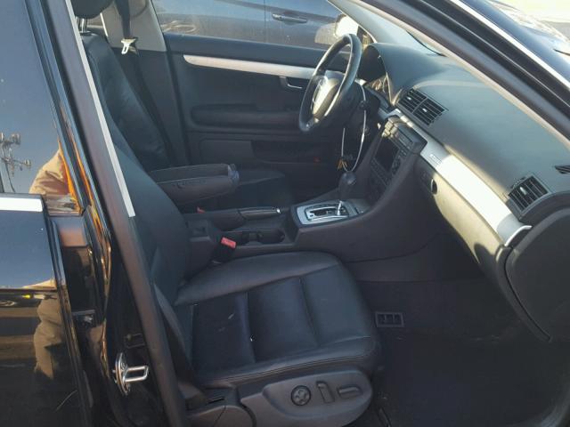 WAUEH78E37A035995 - 2007 AUDI A4 S-LINE BLACK photo 5