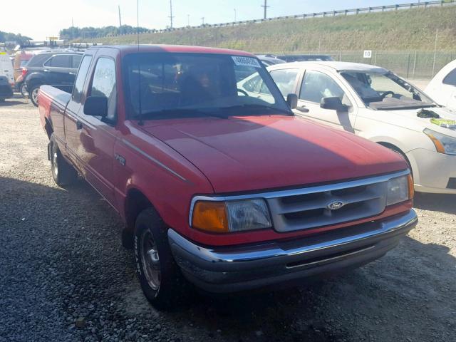 1FTCR14U8TPA25021 - 1996 FORD RANGER SUP RED photo 1