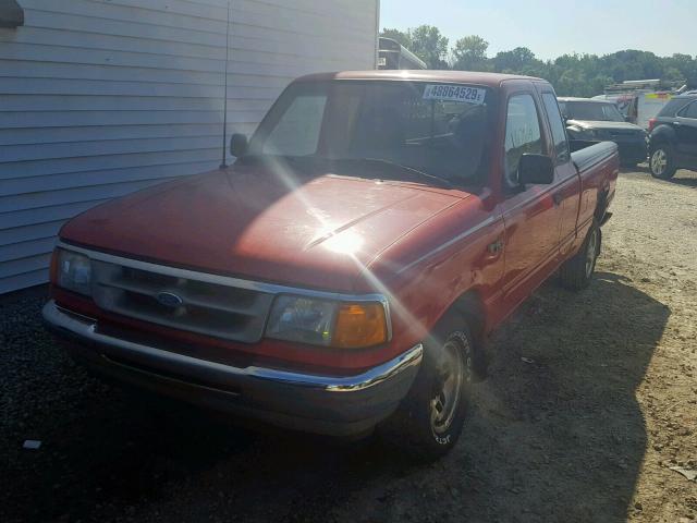 1FTCR14U8TPA25021 - 1996 FORD RANGER SUP RED photo 2