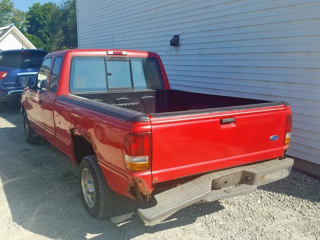 1FTCR14U8TPA25021 - 1996 FORD RANGER SUP RED photo 3