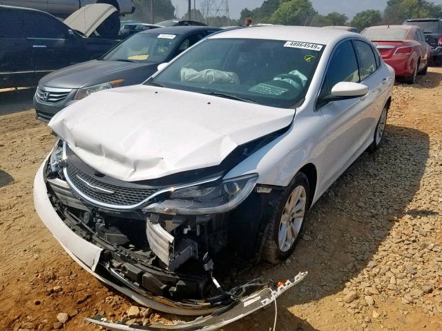 1C3CCCAB4FN611252 - 2015 CHRYSLER 200 LIMITE WHITE photo 2