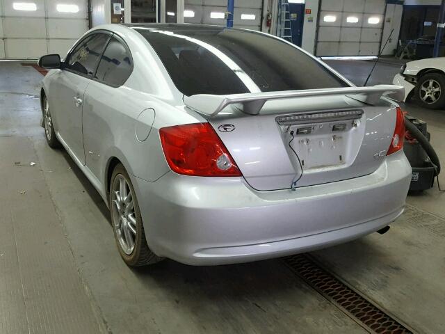 JTKDE177060107417 - 2006 TOYOTA SCION TC 银色 照片 3