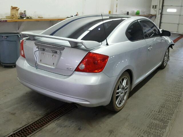 JTKDE177060107417 - 2006 TOYOTA SCION TC 银色 照片 4