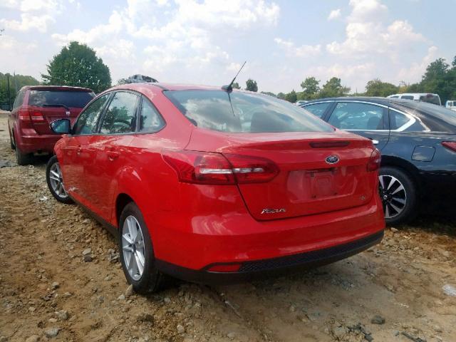 1FADP3F2XHL271414 - 2017 FORD FOCUS SE RED photo 3