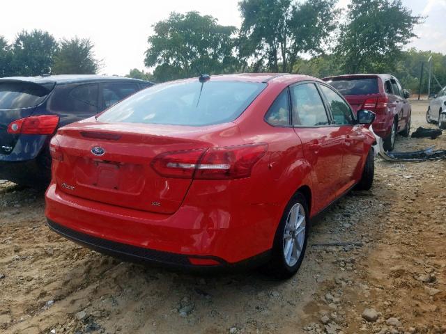 1FADP3F2XHL271414 - 2017 FORD FOCUS SE RED photo 4