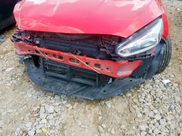 1FADP3F2XHL271414 - 2017 FORD FOCUS SE RED photo 9