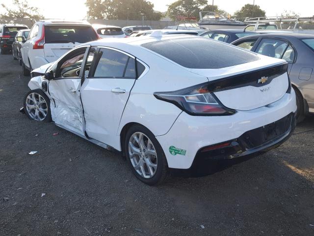 1G1RD6S51HU183364 - 2017 CHEVROLET VOLT PREMI WHITE photo 3