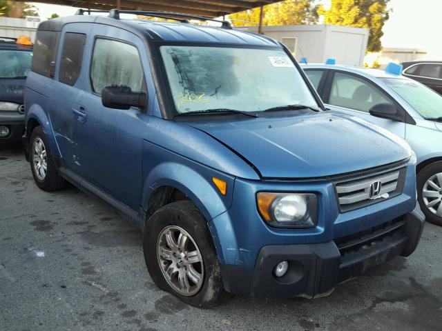 5J6YH28768L007113 - 2008 HONDA ELEMENT EX BLUE photo 1