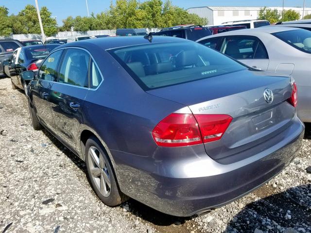 1VWBS7A38FC046507 - 2015 VOLKSWAGEN PASSAT SE GRAY photo 3