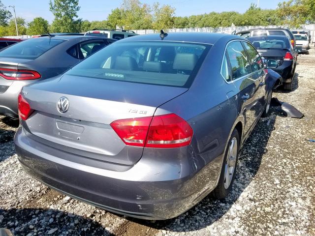 1VWBS7A38FC046507 - 2015 VOLKSWAGEN PASSAT SE GRAY photo 4