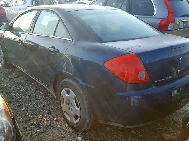 1G2ZF57B184150041 - 2008 PONTIAC G6 VALUE L BLUE photo 3