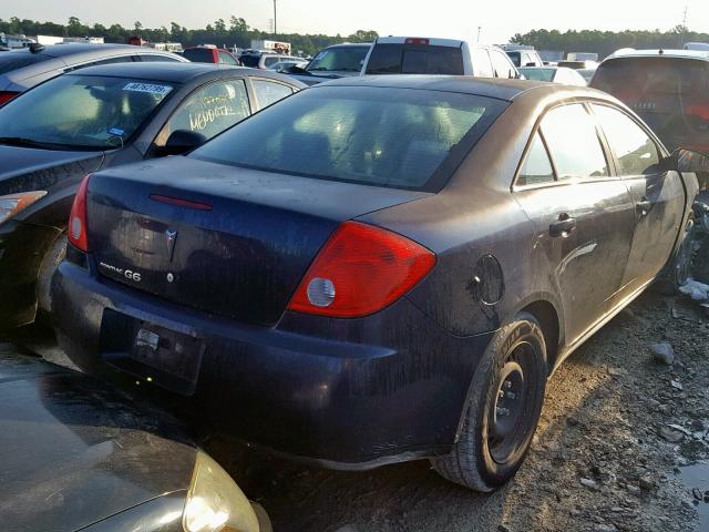 1G2ZF57B184150041 - 2008 PONTIAC G6 VALUE L BLUE photo 4