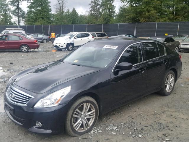 JN1CV6ARXDM763692 - 2013 INFINITI G37 BLACK photo 2