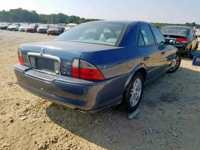 1LNHM87A95Y625280 - 2005 LINCOLN LS BLUE photo 4