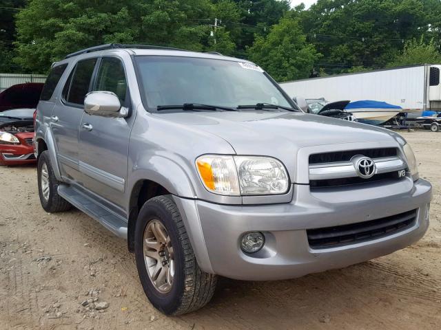 5TDBT48A96S271990 - 2006 TOYOTA SEQUOIA LI SILVER photo 1